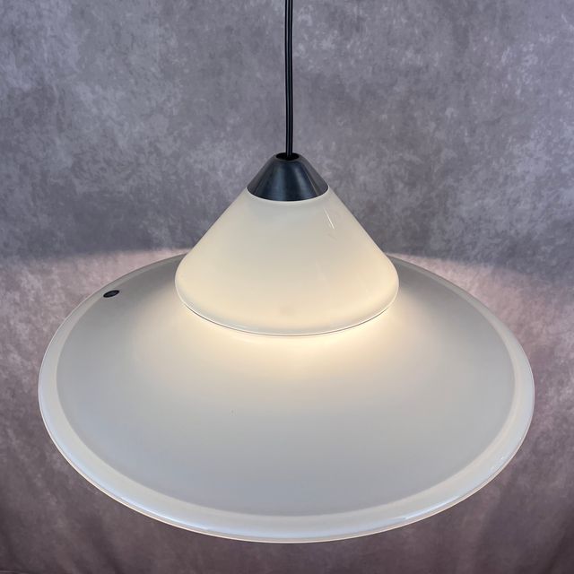 Lámpara Danesa Royal Copenhagen Cristal Opalino