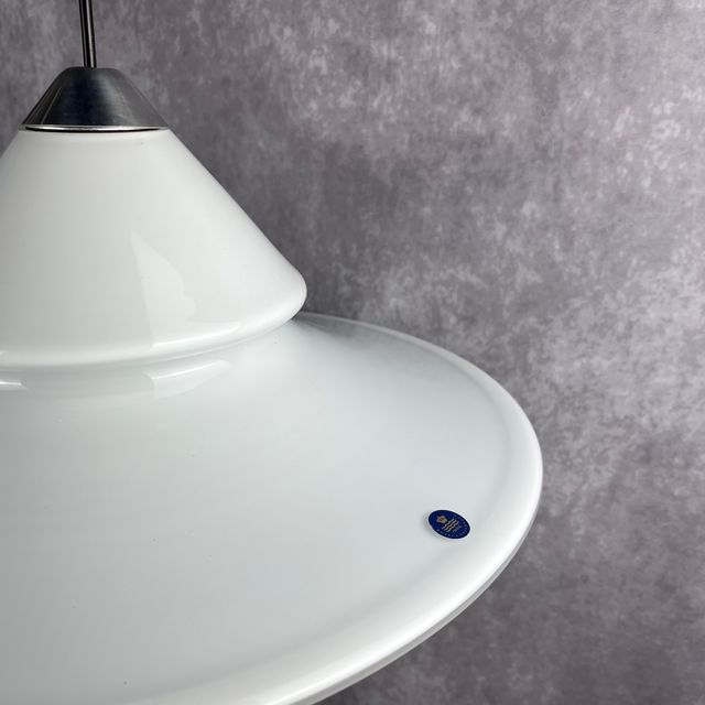 Lámpara Danesa Royal Copenhagen Cristal Opalino