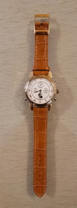 Reloj Lukano Doble Esfera Mecánico y Cuarzo