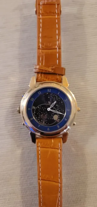 Reloj Lukano Doble Esfera Mecánico y Cuarzo