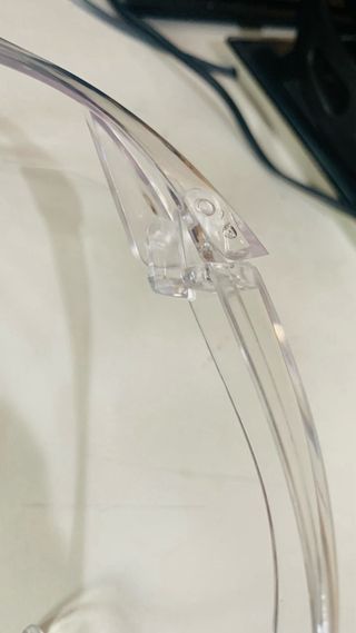 Mascarilla protección transparente plástica