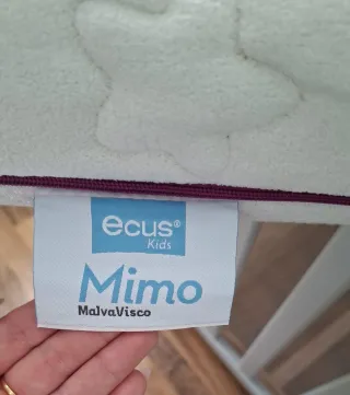 Cuna Ikea Sundvik Gris + Colchón marca Ecus kids