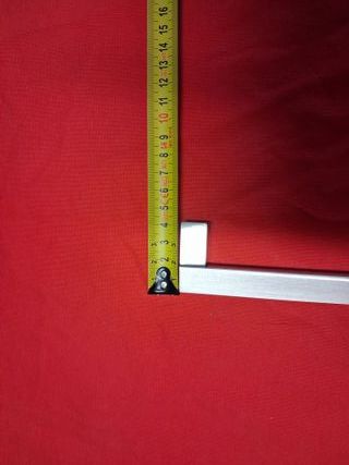 Maniglia cromata in acciaio