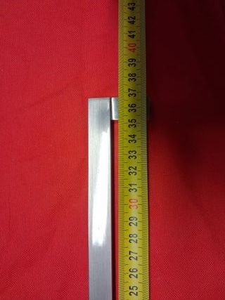 Maniglia cromata in acciaio