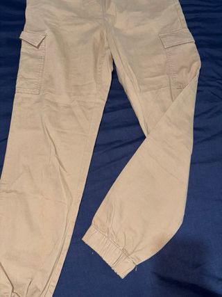 Pantalones cargo H&M beige