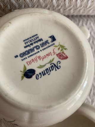 Azucarero San Claudio Flores y Frutas