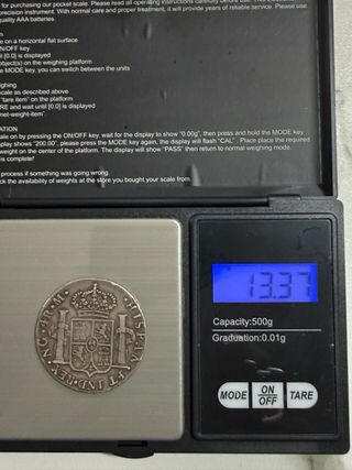 4 Reales Carlos IIII 1804 M Guatemala