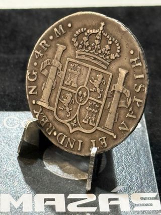 4 Reales Carlos IIII 1804 M Guatemala
