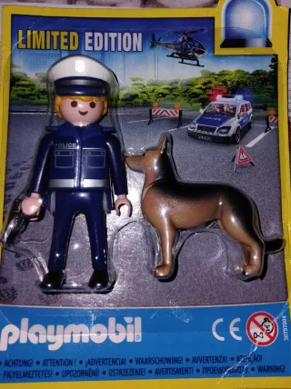 Playmobil Policía y Perro Policía