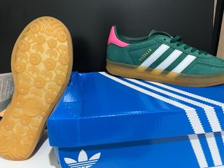 Adidas Gazelle Verde/Rosa Talla 36