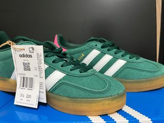 Adidas Gazelle Verde/Rosa Talla 36