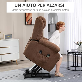 Poltrona Alzapersona Elettrica con Telecomando, Po
