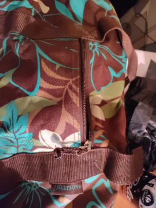 Bolsa de deporte con estampado floral