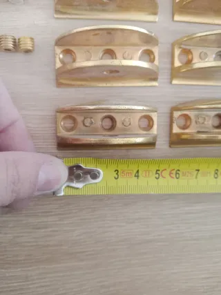 Soportes para baldas dorados