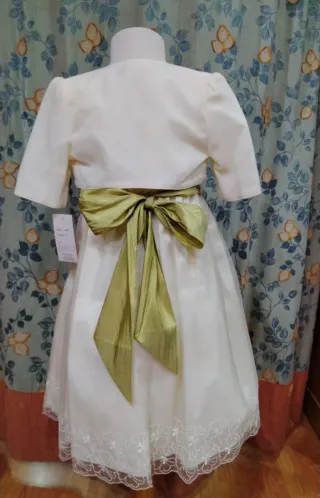 Vestido niña con bolero, talla 4 Nuevo con etiquet
