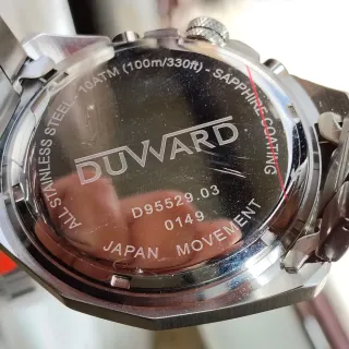 Reloj Duward Hombre Verde y Plateado