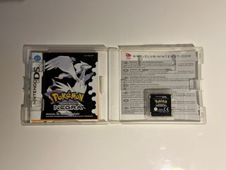 Pokémon Negro Nintendo DS Manuales y Caja