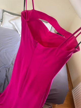 Vestido fiesta Pronovias Talla 38 Fucsia