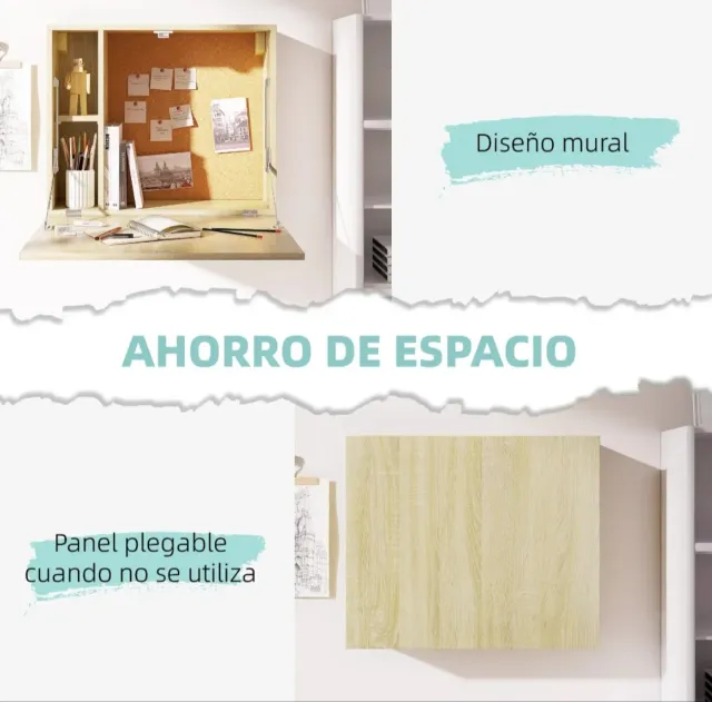 Escritorio flotante multifuncional