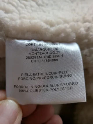 Chaqueta Ante Corty Bennett Talla XXL