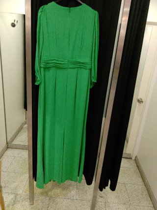 Vestido Fiesta Verde Sonia Peña