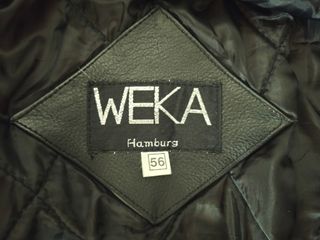 Chaqueta Cuero WEKA Hamburg Talla 56 Vintage Única