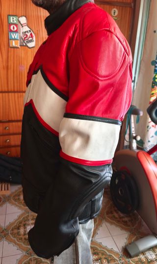 Chaqueta Cuero WEKA Hamburg Talla 56 Vintage Única