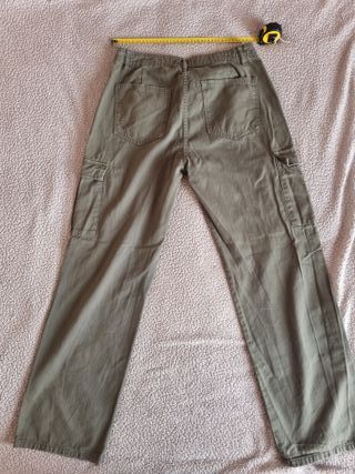 Pantaloni cargo donna verdi