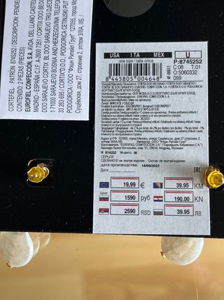 Pendientes Cortefiel dorados con perlas