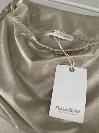 Vestido dorado Pull&Bear sin estrenar