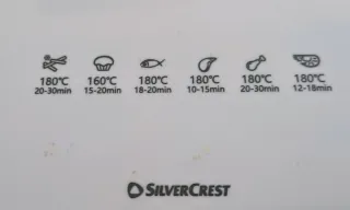 Freidora de Aire SilverCrest 2L 1000W Regalo papel