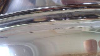 Juego 2 bandejas ovaladas alpaca plateada