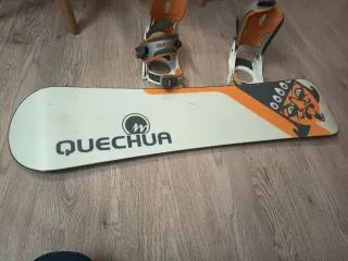 Tabla y fijaciones snowboard niño Quechua