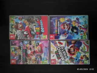 Nintendo Switch con juegos y accesorios