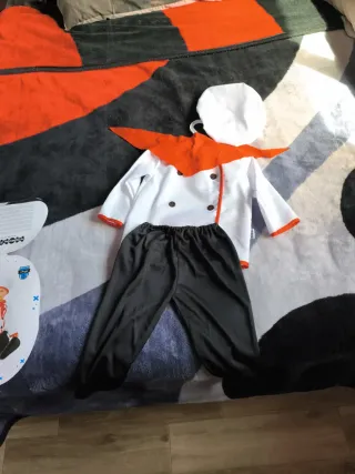 Disfraces Bebé Niño (Chef, Esqueleto y payaso)