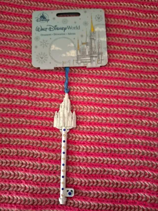 Ornamento Llave Disney Castillo Metálica