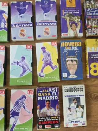 Lote 17 cintas VHS del Real Madrid "La Séptima"