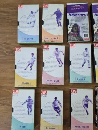 Lote 17 cintas VHS del Real Madrid "La Séptima"