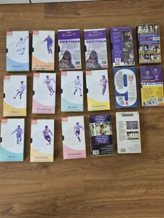 Lote 17 cintas VHS del Real Madrid "La Séptima"