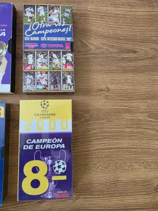 Lote 17 cintas VHS del Real Madrid "La Séptima"