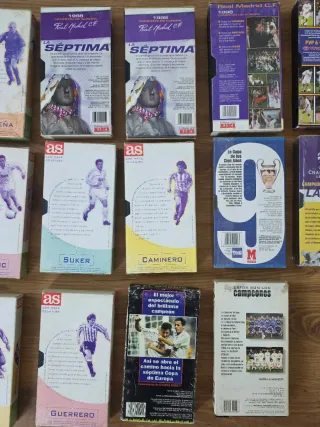 Lote 17 cintas VHS del Real Madrid "La Séptima"