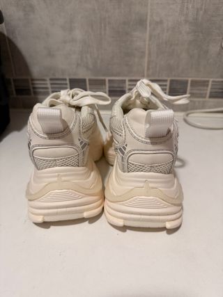 Zapatillas plataforma blancas talla 36