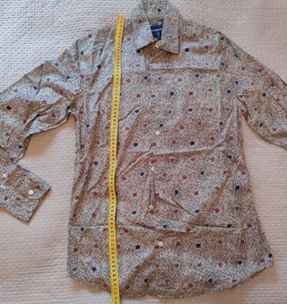 Camisa estampada hombre talla S