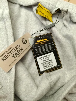 Pantalones de chándal grises para hombre