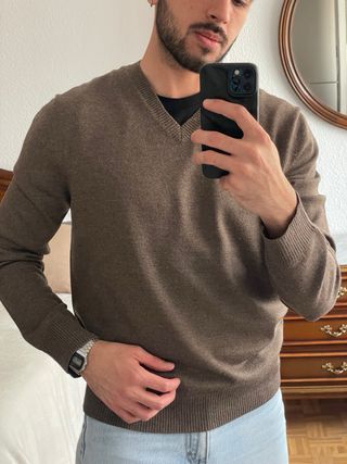 Jersey Banana Republic Marrón Talla M