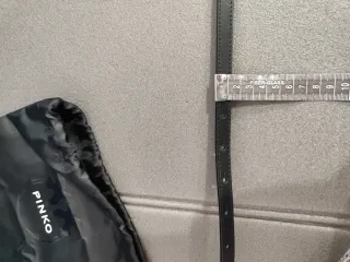 Pinko cintura originale pelle nera taglia M 85 cm