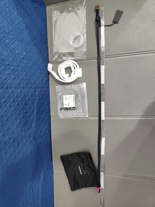 Pinko cintura originale pelle nera taglia M 85 cm