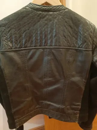 Chaqueta Piel Ovino Negra