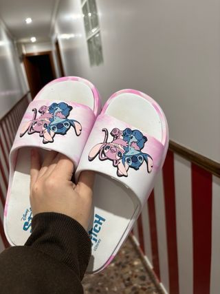 Chanclas niña Stitch y Ángel