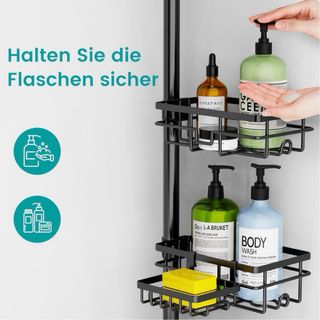 Estante Ducha Telescópico Mixoo 6 Piezas